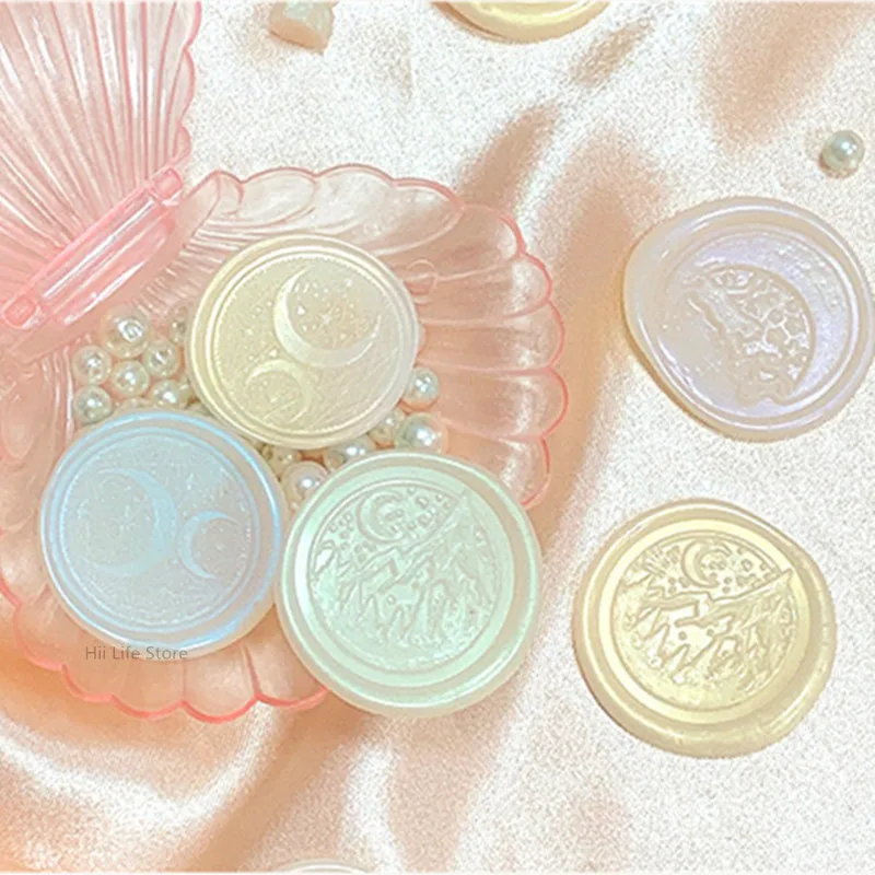 100 Pcs Perla Fuoco Lacca Sigillo Particelle Di Cera Invito Busta Matrimonio Sigillo Cera Lacca Particelle Di Cera Colorate