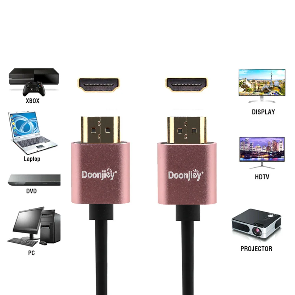 Высококачественный HDMI кабель 3D V2.0 высокоскоростной HDTV lcd LED1080P 4K ETHERNET 1 м 1,8 м