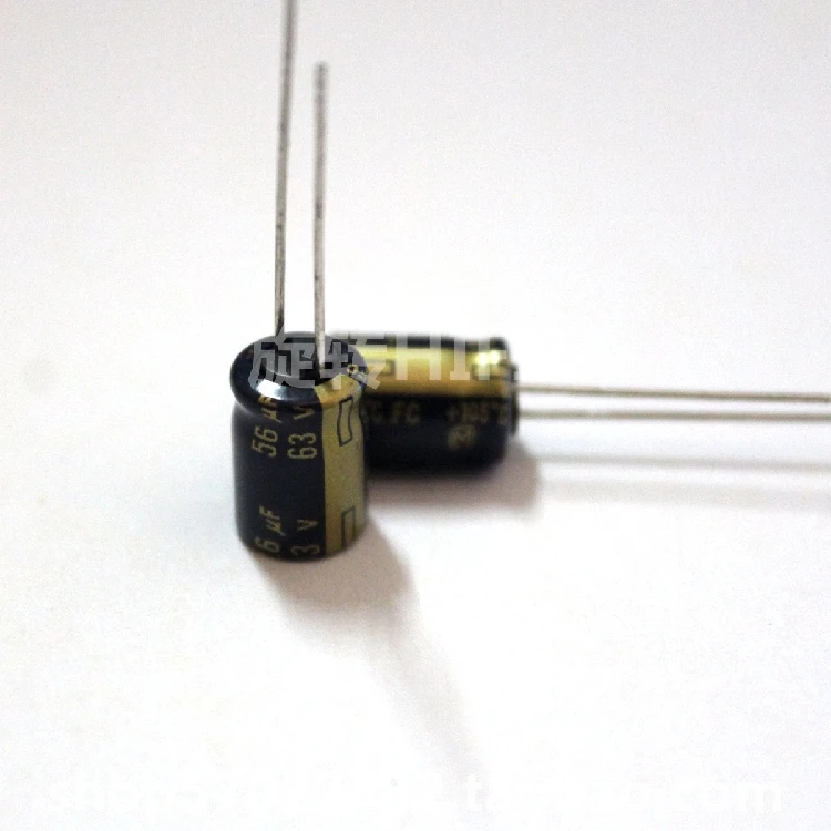 20 шт. новый Электролитический конденсатор Matsushita 63V56UF FC 8X11.5MM 56 мкФ 63V аудио мкФ/63V 105