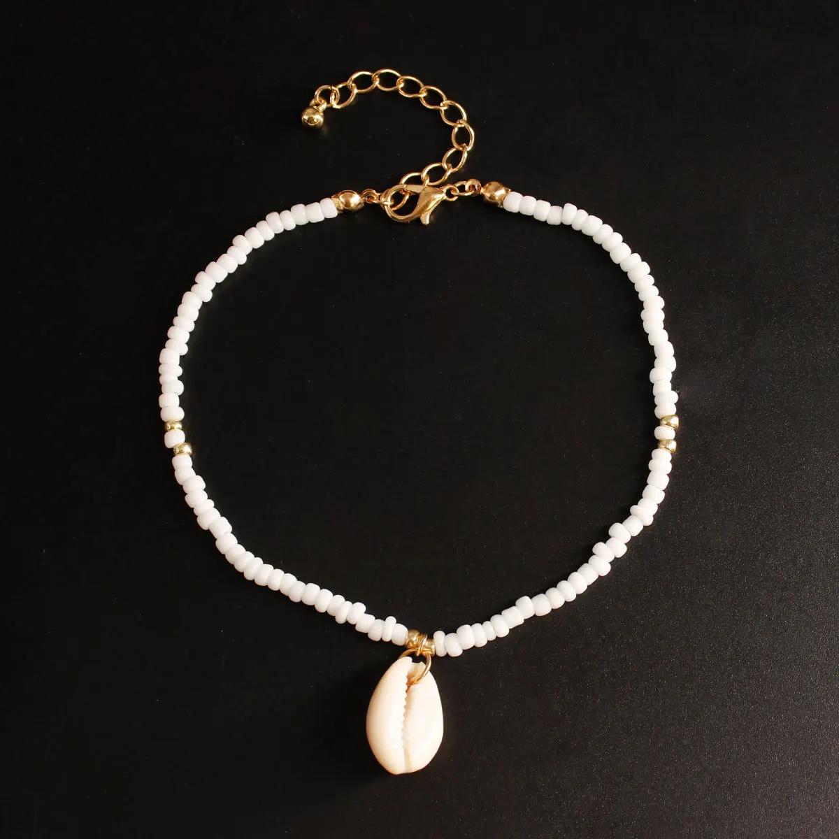 Натуральный рисовый бисер Anklet Shell Beach New Hand Threading Anklet женские модные ювелирные изделия оптовая цена| | | АлиЭкспресс