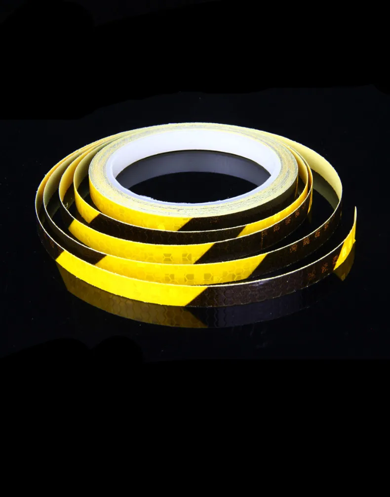 Reflective fluorescent mountain bike bicycle bicycle riding mountain bike reflective stickers tape bicycle stickers bicycle acce