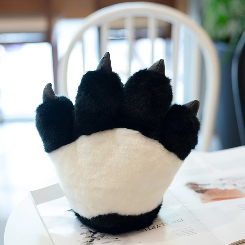 最大70％オフ Halloween Faux Furry Animal Paw Claw Fursuit Plush Hand Gloves Set  for Cosp
