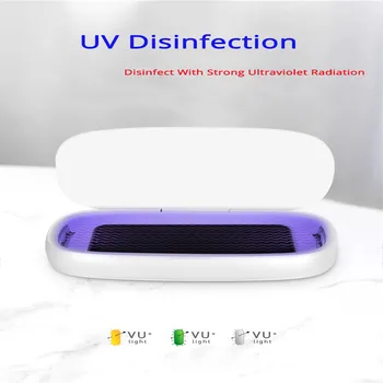 

Ultraviolet Disinfection Box Phone Mask Beauty Art Tools Cleaner Wireless Charging Multifunctional UV Sterilizer Box
