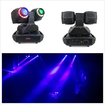 

2 heads rotating moving head 2pcs*30w RGBW 4IN1 + 2pcs*12 led stage effect moving head light for dj bar pub
