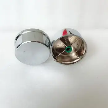 

1pcs/lot 48MM*22 Potentiometer Switch Knob Galvanized Plastic Silver Reflective Powerful Potentiometer Knob 48X22MM Plum Blossom