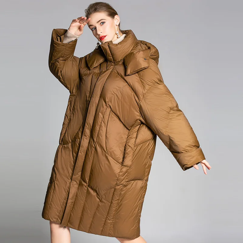 Купить Теплый Пуховик Большого Размера Женский