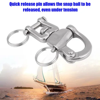 

Boat Snap Shackle 1pc 2-3/4-Inch Stainless Steel For Sailboat Spinnaker
