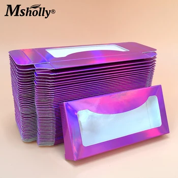 

25mm 3D Mink Lashes Rectangle Cardboard Box False Eyelashes Packaging Box without Logo Cosmetic Empty Eyelash Packaging Box