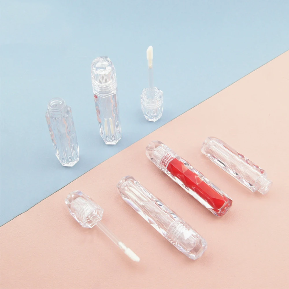 3ml ABS Clear Crystal Lipstick Bottle Lip Gloss Tubes Lip Glaze Bottle Tube Women Girls Beauty Makeup Tool DIY Sample Vials invisibobble заколка crystal clear one