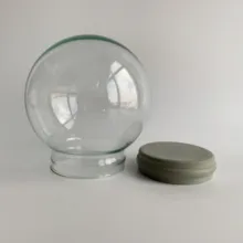 Promotional Gift 45/65/80100/120 mm Diameter DIY Empty glass snow globe wholesales