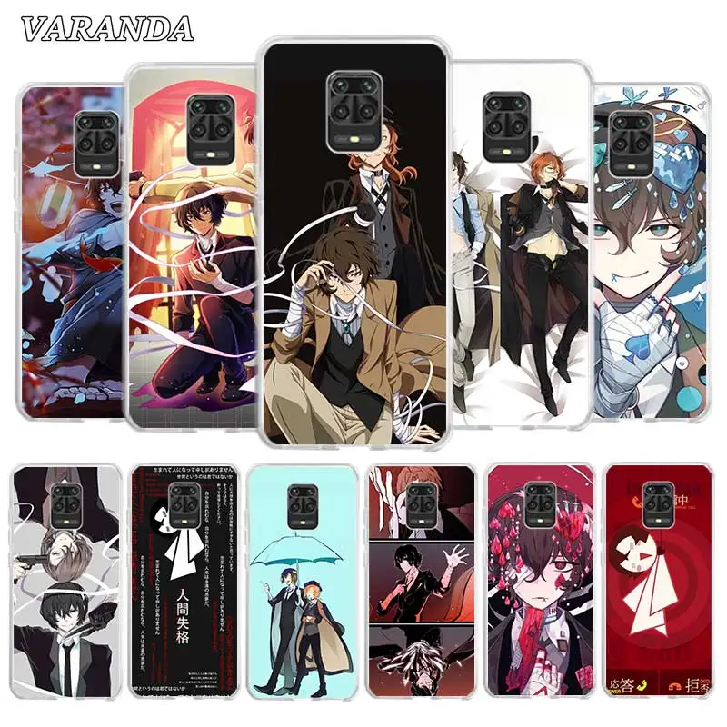 Силиконовый чехол для телефона Xiaomi Redmi 9 9A 9C 8 8A 7 7A Note 9S 8T Pro Fundas Bungou Stray Dogs Dazai Osamu |