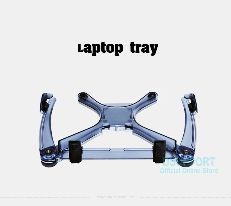 360 Rotation Aluminum Alloy 2 in 1 Tablet PC Holder + Laptop Stand Holder Dual Arm Office Desktop Lapdesk Bracket OA-1S