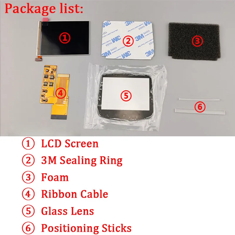 Kits de reemplazo de pantalla LCD V2 para retroiluminación Nintend GBA pantalla lcd de 10 niveles de alto brillo pantalla IPS LCD V2 para consola GBA - 5