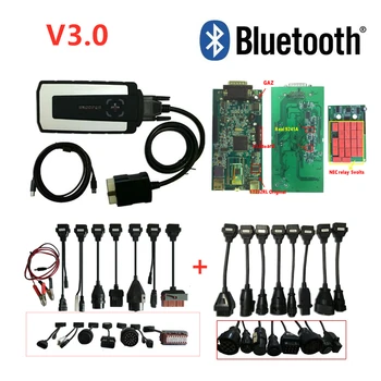 

WOW CDP Multi-language v5.008 R2/R5.0012 on cd v3.0 pcb bluetooth cars trucks obd2 OBD diagnostic scan tool+8pc car /truck cable