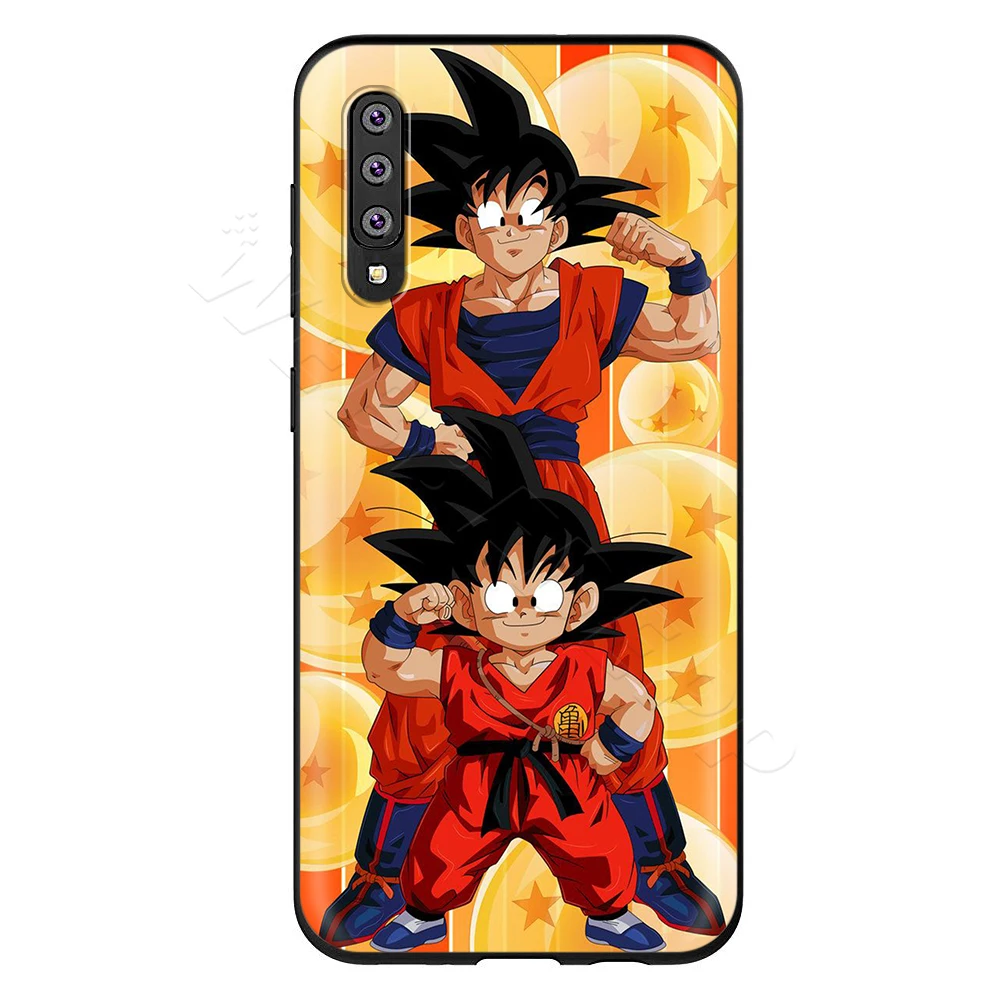 6 Webbedepp Dragon Ball Z Saiyan Goku чехол для samsung Galaxy S7 S8 S9 S10 Edge Plus Note 10 8 9 A10 A20 A30 A40 A50 A60 A70 - Цвет: 6