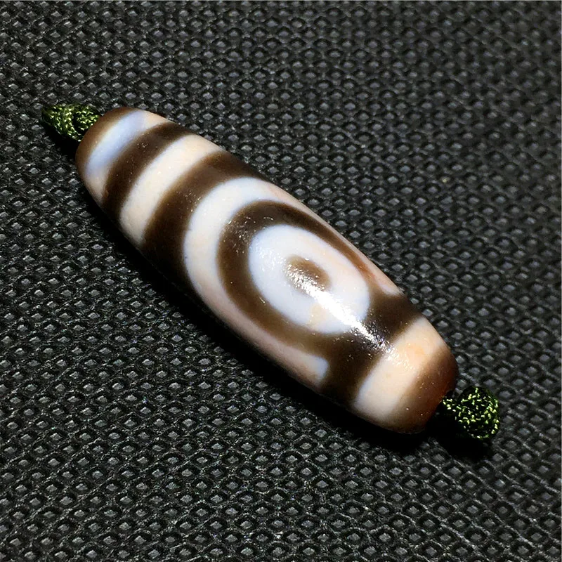 

191011-5 Royal Tibetan Cinnabar Agate 2 Eyes Tibetan Dzi Beads Amulet Beads Collection High Quality DIY Beads Free Shipping