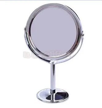 

Women Beauty MakeUp Mirror Dual Side Normal+Magnifying Oval Stand Compact Mirror Cosmetic Mirror Makeup Tools