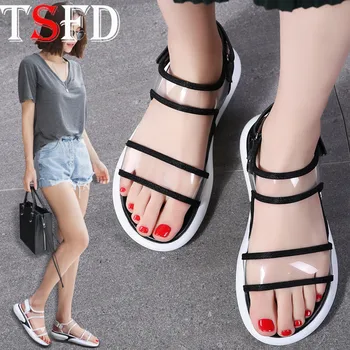 

Summer Platform Sandals for Women Magic Sticker Shoes Ladies Peep-toe Sandal Female Increased Shoes Classic Women's Shoe 2020 J5