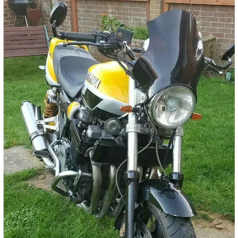 Лобовое стекло Ветер Экран для 1990- Yamaha XJR1300 XJR1200 XJR400 XJR 1300 1200 400 фар боковой монтажный кронштейн