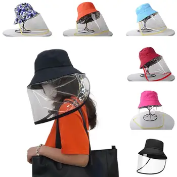 

Dragonpad Masks Bucket Hats With Cover Baseball Cap Windproof Anti-splash Anti-Droplet Bucket Hat d35