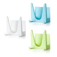 2 шт кухонная настенная сковорода Крышка для кастрюли липкий держатель кухонная полка для инструментов Органайзер Многофункциональный H7EA