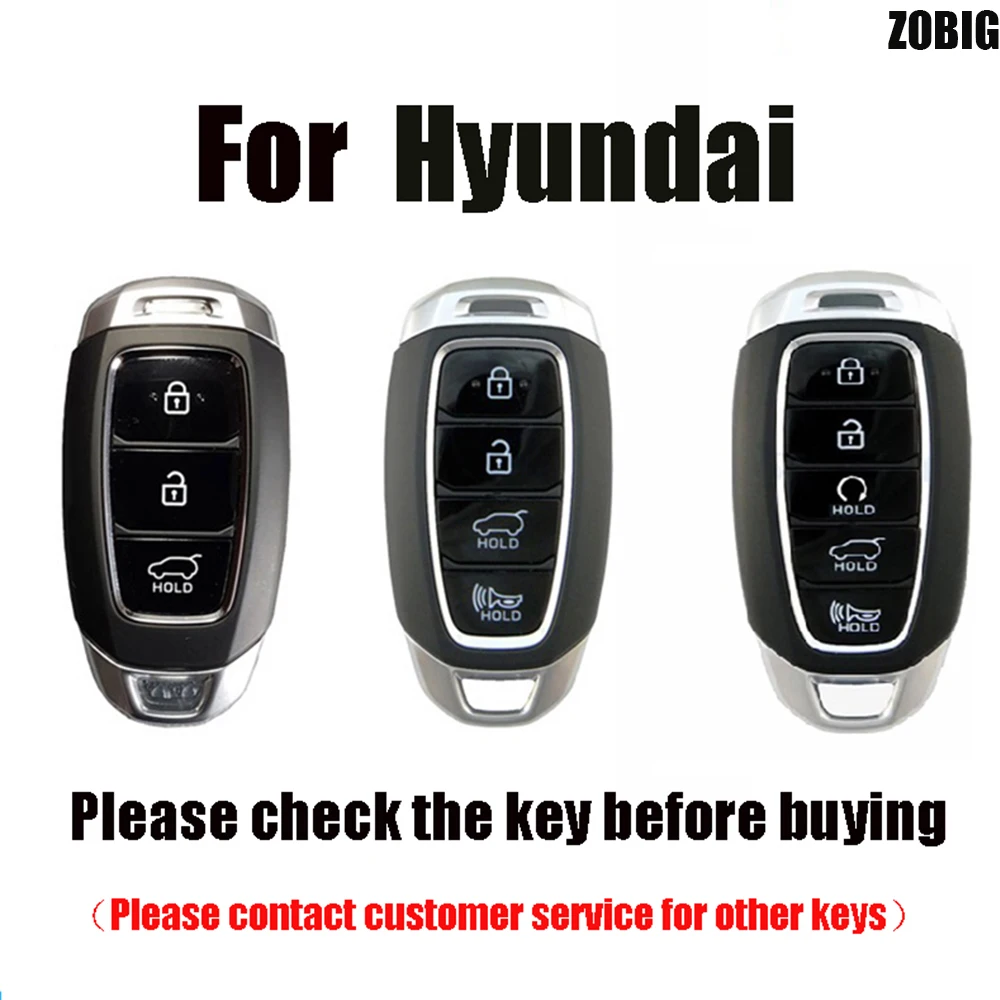 ZOBIG для hyundai брелока для ключей, защита для ключей, куртка с дистанционным управлением, держатель для hyundai Kona Azera Grandeur IG