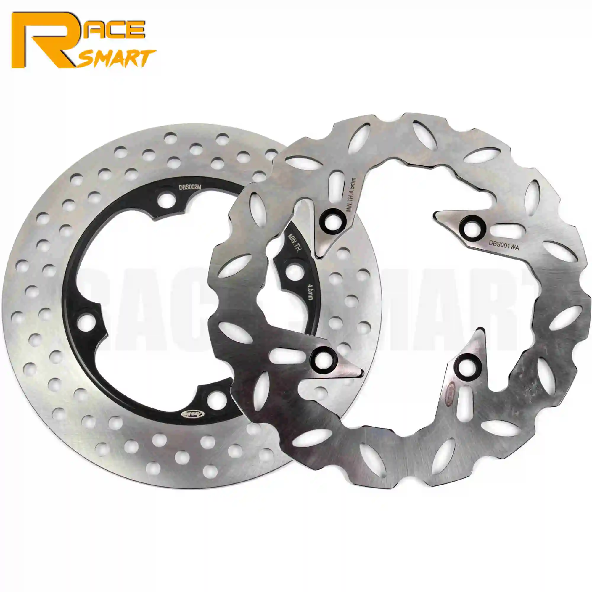 Rider Мотоцикл CNC передний ротор заднего тормоза для HONDA JAZZ 250 2001-2004 плавающие мотоциклы тормозные роторы 2002 2003 01 02 03 - Цвет: Round