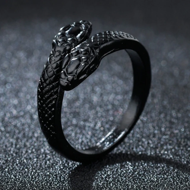 Naga Brass Snake Ring | Catbird