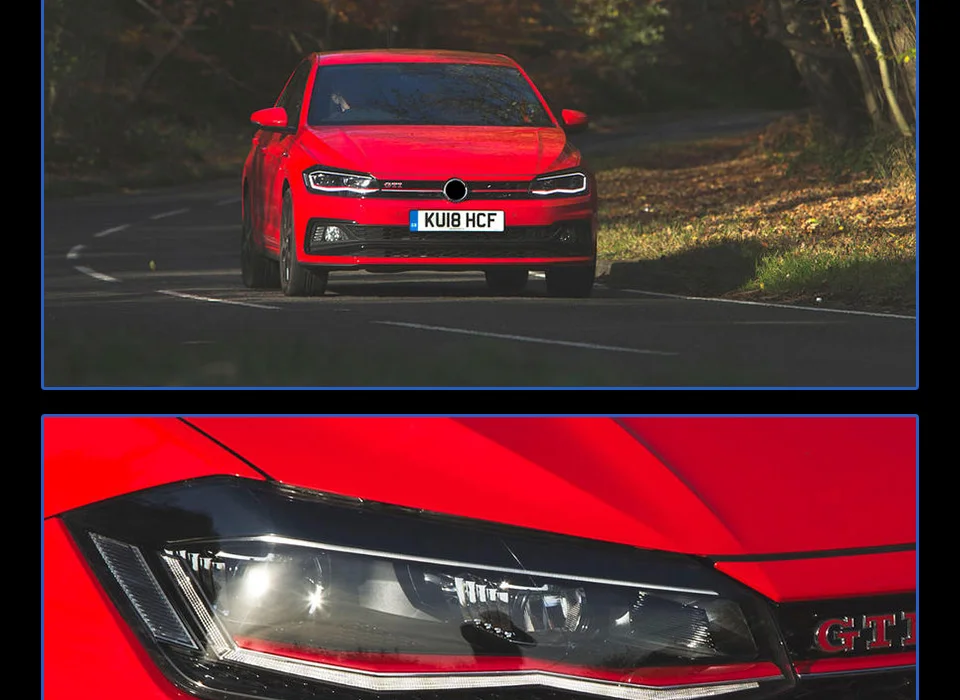 Фара для автомобиля VW new POLO- фары Противотуманные фары Дневные ходовые огни DRL H7 светодиодный Биксеноновая лампа автомобильные аксессуары
