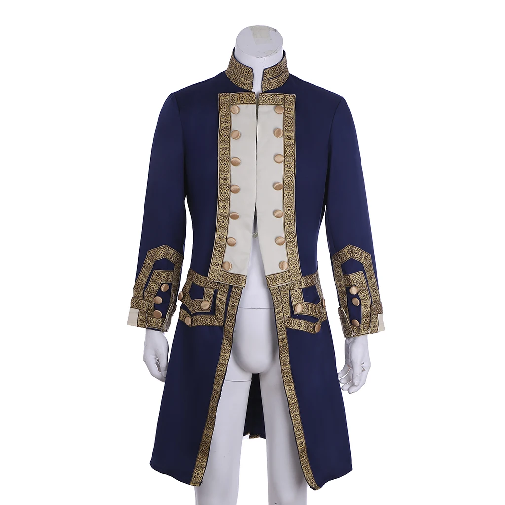 18thCenturyMensRoyalMilitaryJacketCostumeColonialTuxedo