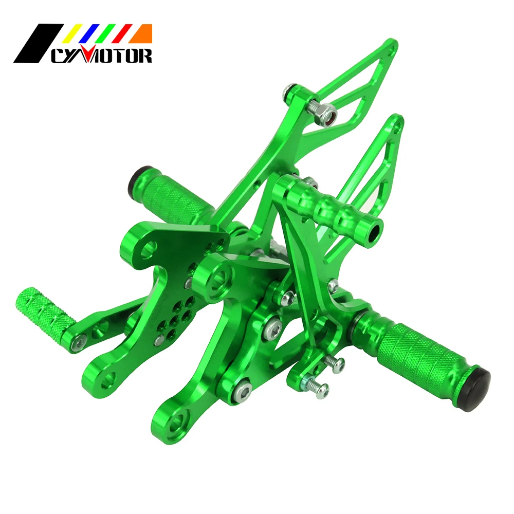 Мотоцикл с ЧПУ Регулируемые подножки для KAWASAKI NINJA ZX6R ZX 6R ZX-6R 2005 2006 2007 2008 05 06 07 08