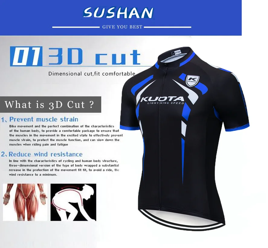 KUOTA Pro team майки для велоспорта летняя быстросохнущая велосипедная Одежда дышащая велосипедная одежда мужской открытый костюм с короткими рукавами