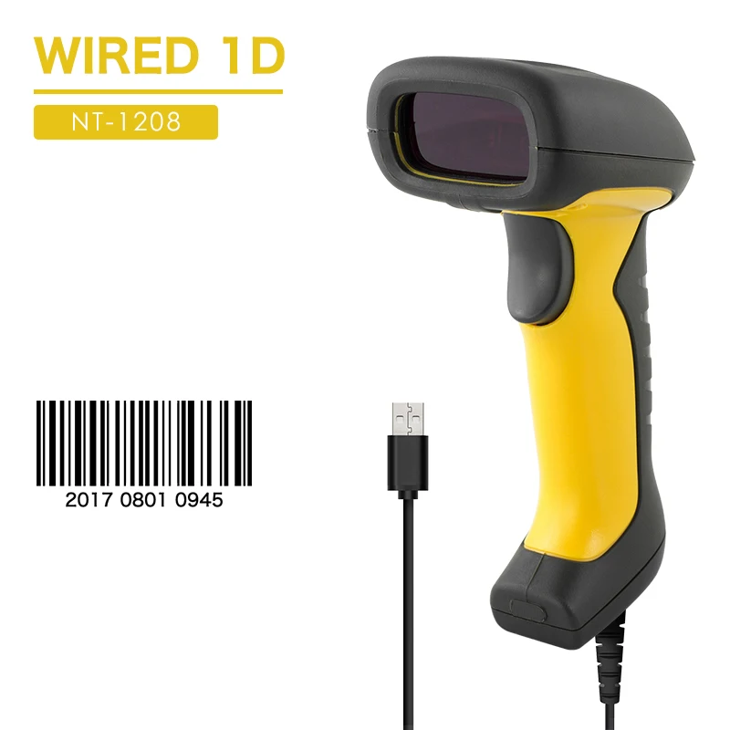 1d laser leitor código barras varredura a4 para sistema pos NT-1209