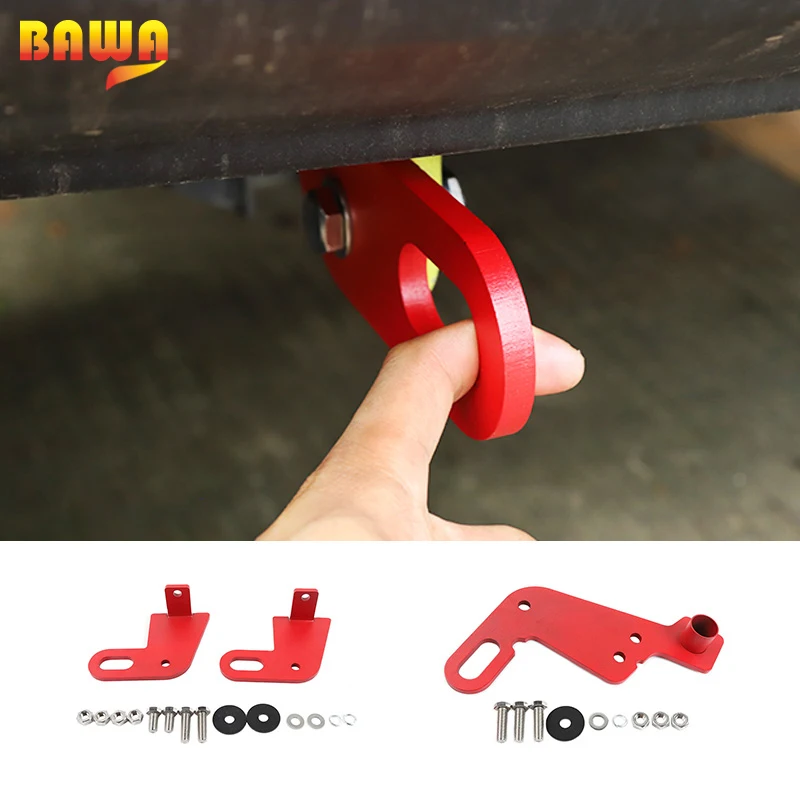 Car Towing Bars For Suzuki Jimny Car Front and Rear Bumper Bar Trailer Hook Accessories For