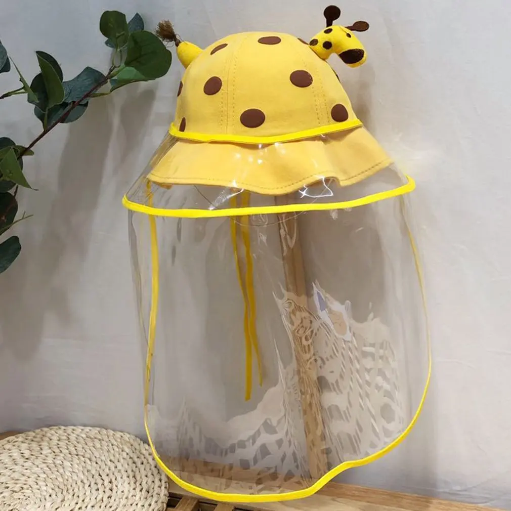 

Spring Autumn Cartoon children Hat Summer Cute Sunshade Travel boys Girls Fisherman Detachable TPU Hat