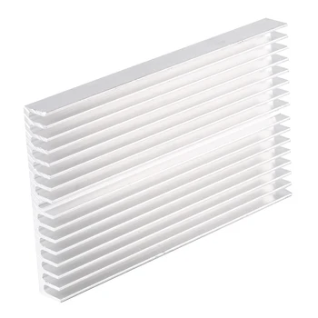 

100X60X10mm DIY Cooler Aluminum Grille Shape Heat Sink Chip For IC LED Power Transistor Radiator Module Radiator Special Cooling