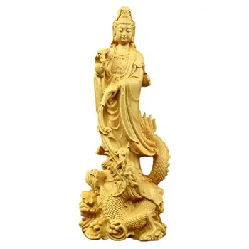

Wooden Decoration Statue Chinese Carving Crafts Temple Ornament