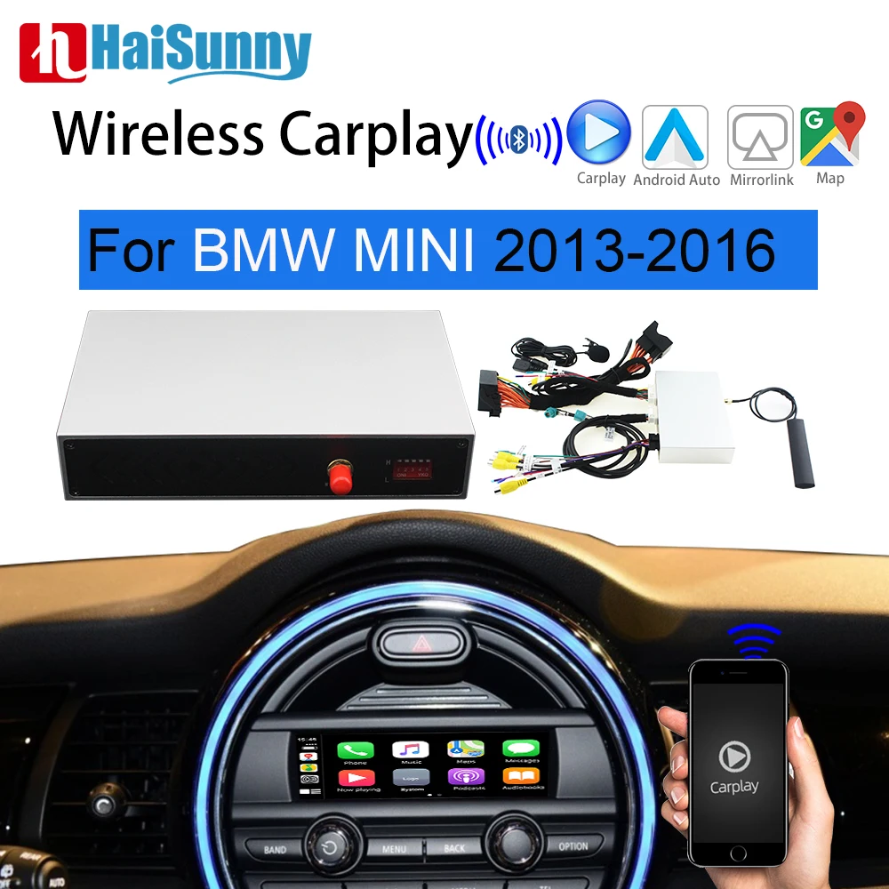 

Wireless Carplay For BMW MINI cooper NBT 2013-2016 Support Retrofit IOS Reverse Android Auto For mini Cooper Navigation Car Play