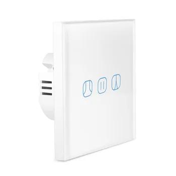 

EU Wifi Smart Curtain Blinds Switch for Roller Shutter Electric Tubular Motor Work with Google Home Alexa Echo Smart Home