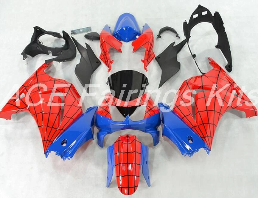 ABS обтекатель комплект для Kawasaki Ninja 250 EX250 ZXR250 2008- 08 09 10 11 12 13 14 Обтекатели(литье под давлением) Синий Красный на заказ