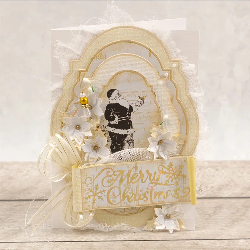 Merry Christmas Снежинка Металлические Горячие тарелки из фольги для DIY Скрапбукинг Letterpress Тисненные карты для ручной работы поставки