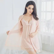 Акция, сексуальное нижнее белье,, женский костюм из трех предметов, кружевная Пижама для взрослых, платье с лямкой на шее