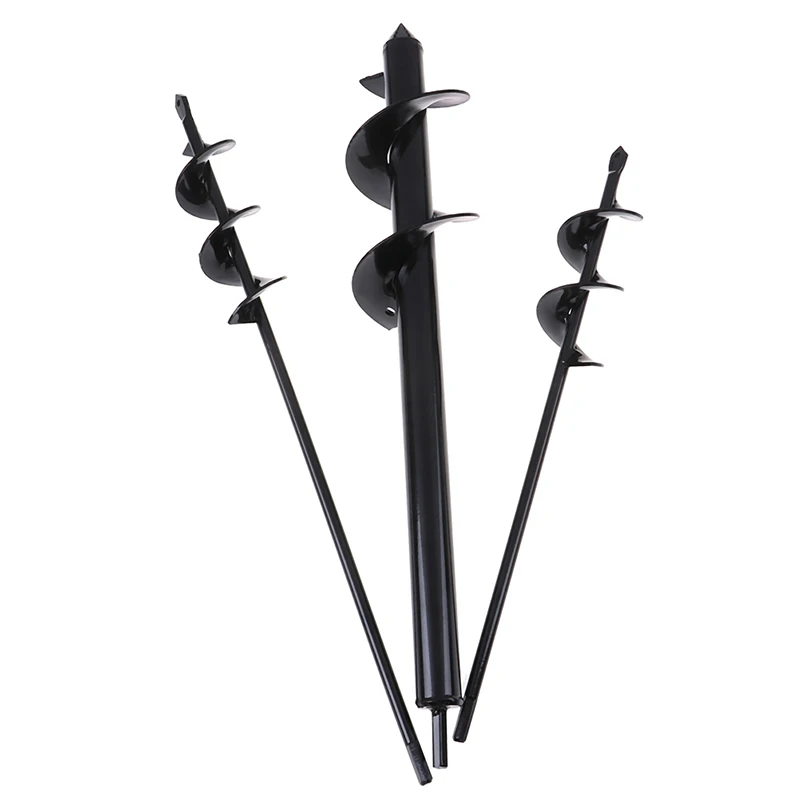 1Pc Garden Auger Spiral Flower Planter Drill Bit Planting Hole Digger Tool