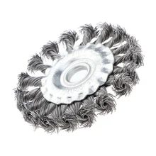 4 дюйма стальной проволоки щетка колеса для очистки металла удаления ржавчины шлифовальный инструмент