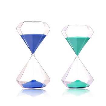 

1PCS hourglass 5 minutes timer diamond glass sand timer children Christmas gifts home desktop decoration children brushing teeth