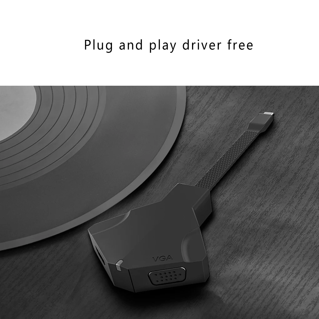 USB C type C до 4K HD VGA 3,5 мм аудио кабель-адаптер USB-C Замена шнура конвертера для Macbook HD tv ноутбука