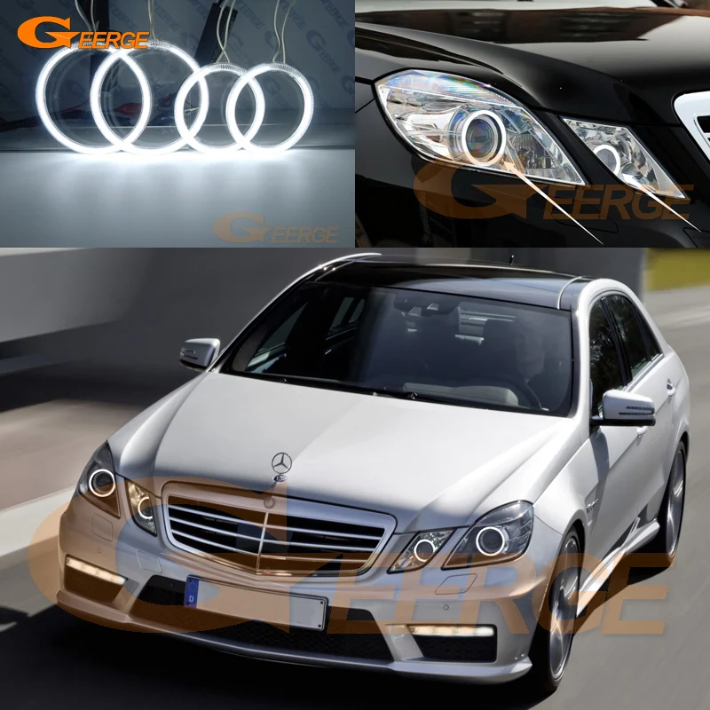 Для Mercedes Benz E Class W212 2009 2012 предлицевая сторона отличный ультра яркий CCFL ангельские