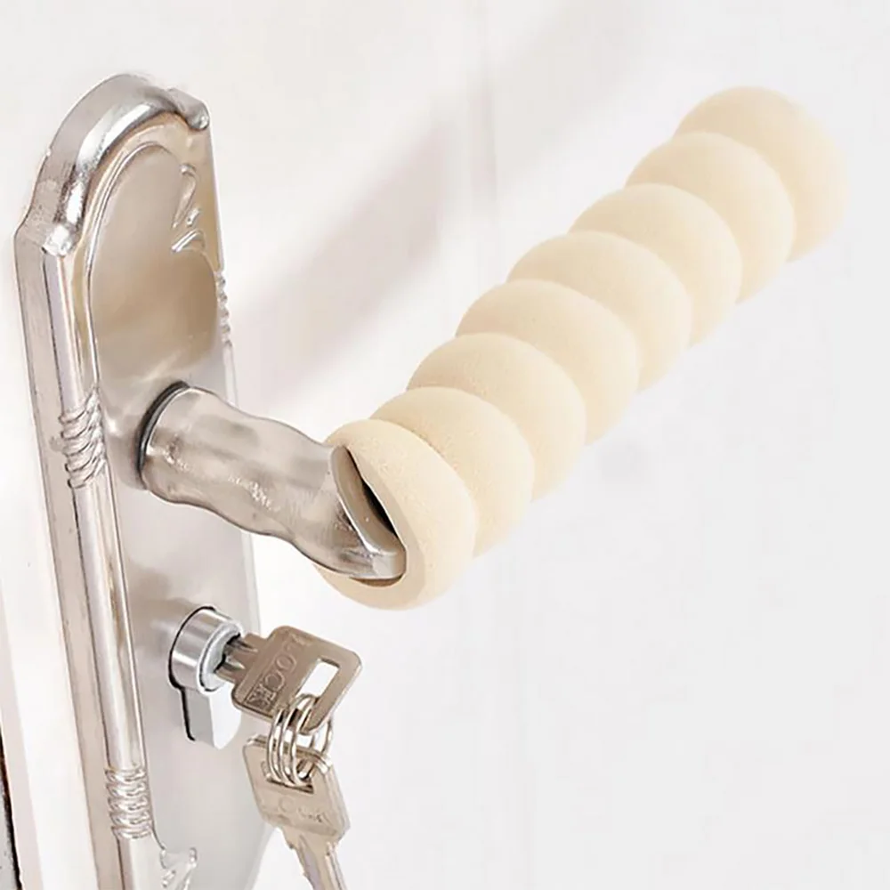 50B 1PC Soft Foam Door Knob Covers Soft Foam Door Handle Knob Cover