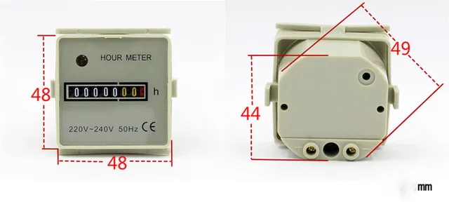 Contaore Digitale HM-D48 - Timer 0-999,99h - 220V AC Per Apparecchiature Motore - Foto 11