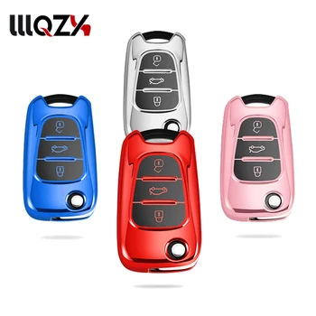 

Car Remote Control Key Chain Case Cover For Hyundai I30 IX35 Accent I20 Sonata For Kia K2 K5 Sportage L811 Sorento key case